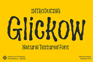 Glickow - Display Typeface Font