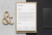 Letterhead Word Template, a Stationery Template by TelaTemplates (Thumbnail 1 of 6)