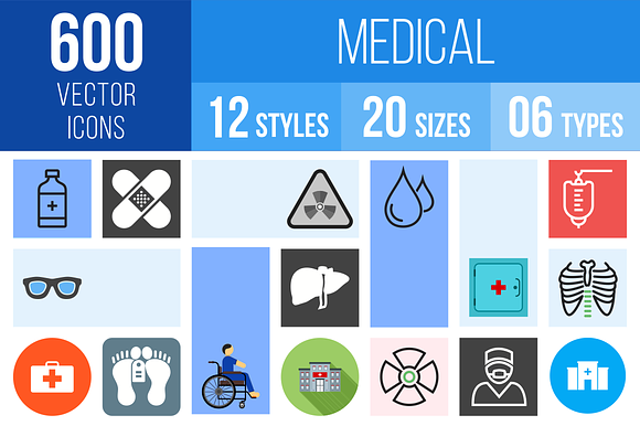 600 Medical Icons