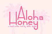 Aloha Honey Font Handwritten Sans, a Font by Dottie Digitals (Thumbnail 1 of 3)