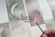 Zeria watercolor abstract wall mural, a Wallpaper Graphic by Timofi Art (Thumbnail 19 of 19)
