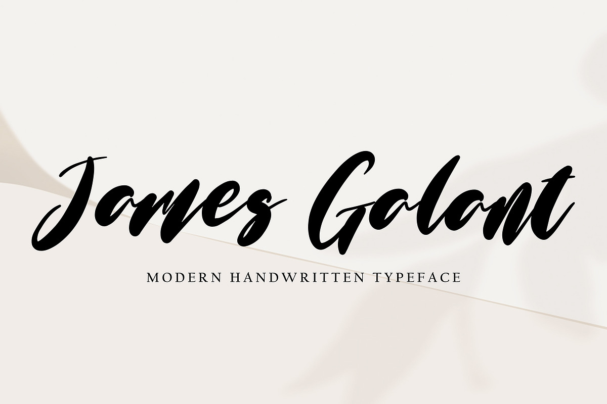 James Galant, a Handwritten Font by HaKi Studio (Photo 1 of 5)