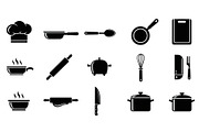 Kitchen Cooking Icon Vector Bundle, an Illustration by jahid234 (Thumbnail 34 of 51)