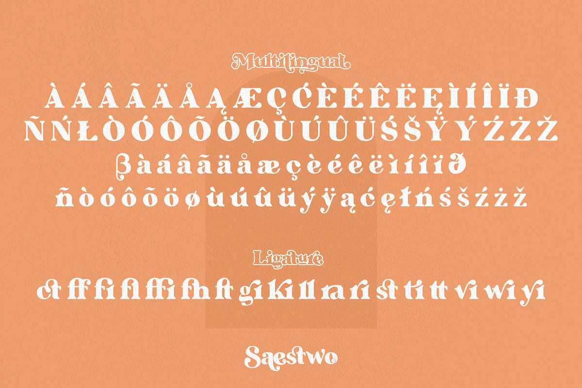 Saestwo - Playful Retro Serif, a Serif Font by SemutHitam Creative (Photo 8 of 10)
