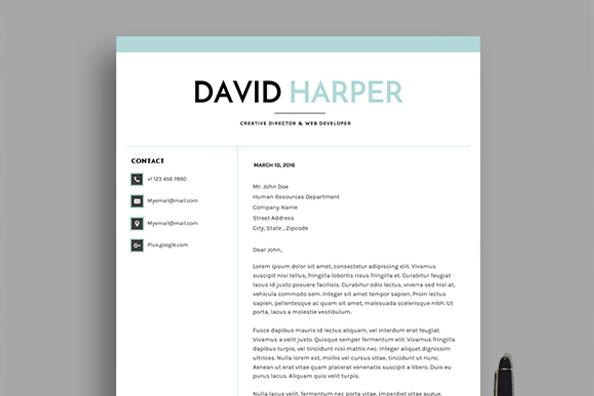 DH Resume (4 Pages), a Resume Template by dkcreatives (Photo 3 of 4)