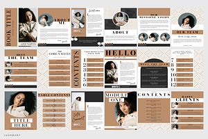 100 Neutral Ebook Template Canva