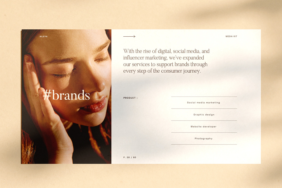 AILEYA - Keynote Media Kit, a Presentation Template by Elokka Std. (Photo 3 of 12)