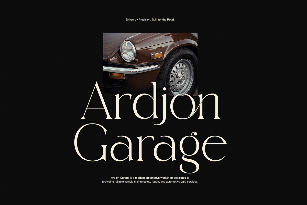 Mellodi Rettron Modern Serif Font, a Serif Font by Graphicxell (Photo 6 of 8)