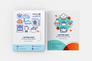 US Letter Size Flyer Mockup, an Advertising Mockup by Illusiongraphic (Thumbnail 12 of 25)