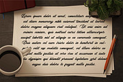 THE MAGNITUDE script, a Script Font by Olexstudio (Thumbnail 7 of 9)