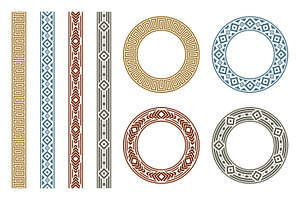 Geometric Pattern Decorative, a Pattern Graphic by Saba Vector