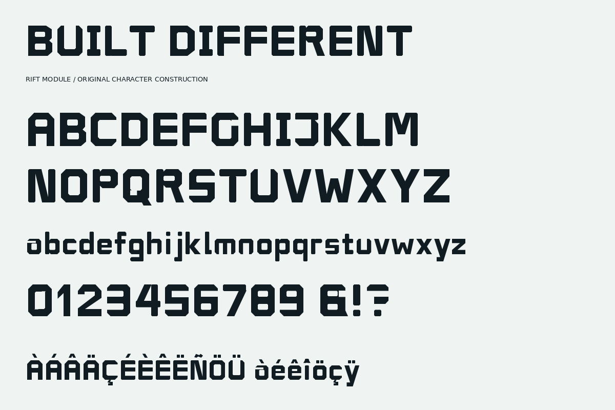 Rift Module — Solid Modular, a Sans Serif Font by Colorsfav (Photo 11 of 11)