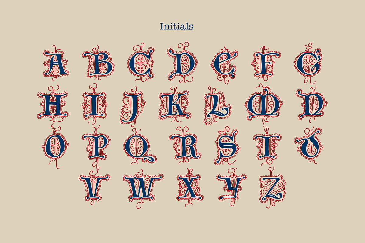 Mainz manuscript 2 fonts set, a Blackletter Font by kaer_shop (Photo 6 of 14)