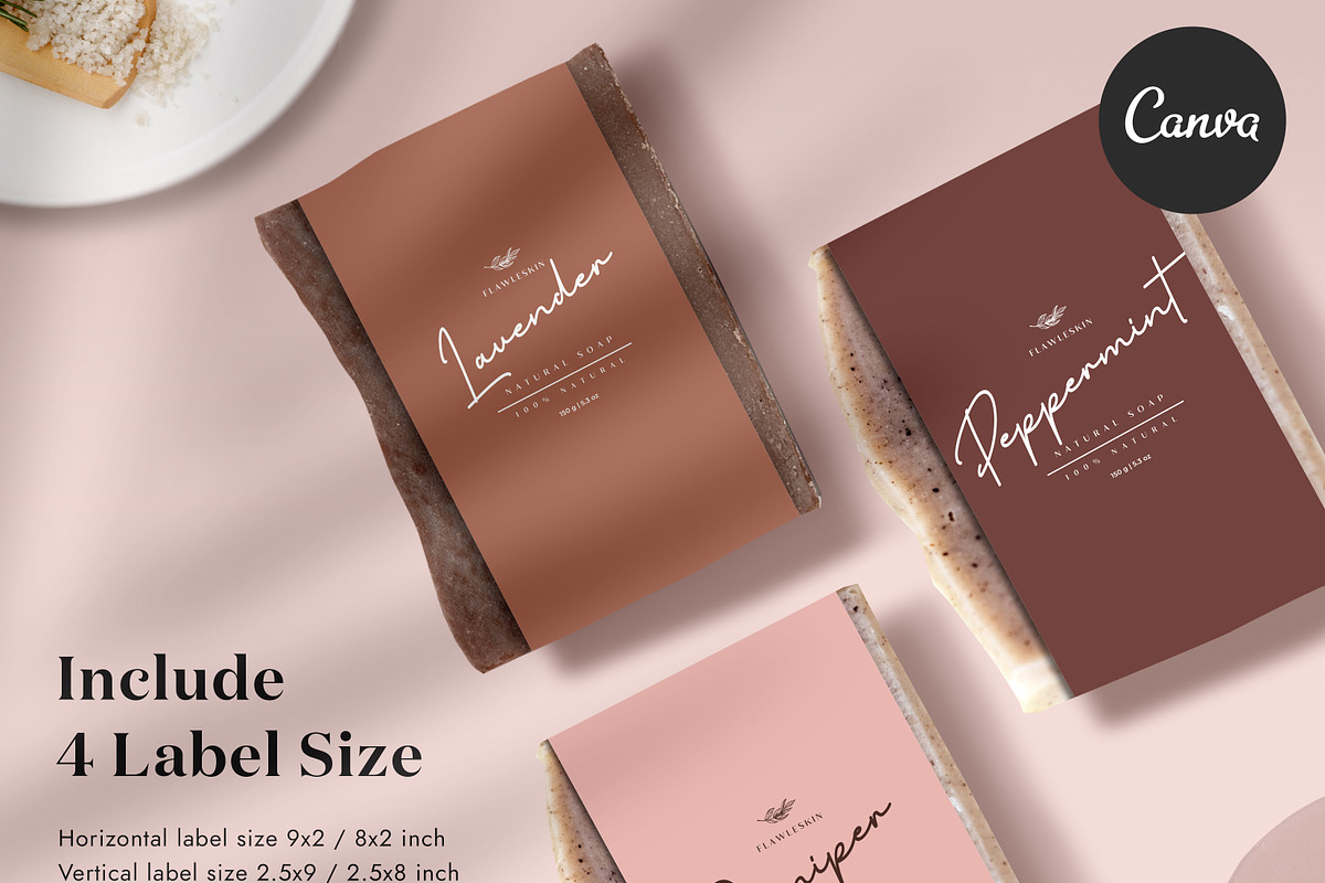 Canva Soap Label LA004 (Ohio), a Templates & Theme by Draca Design Co (Photo 3 of 4)