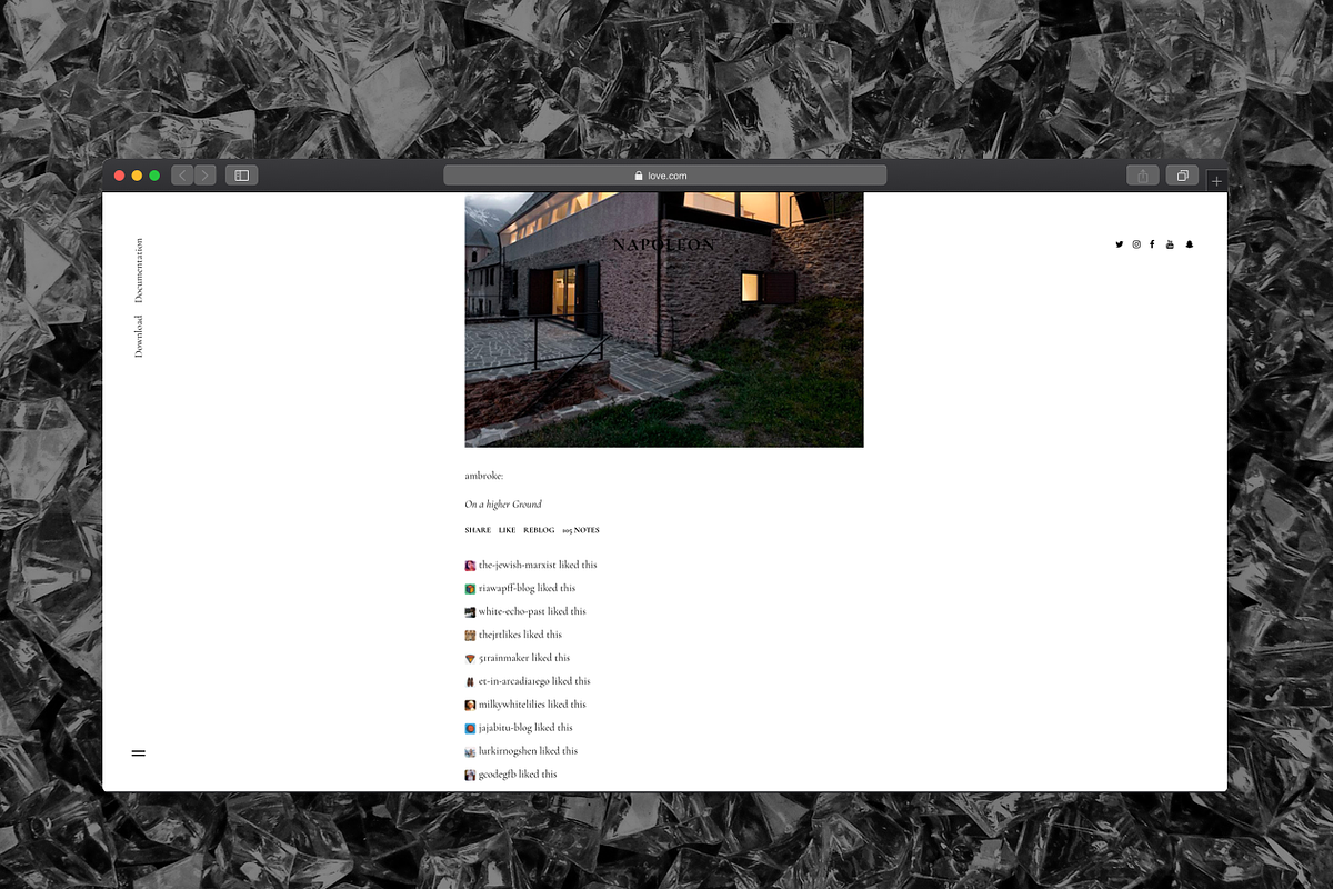 Napoleon Tumblr Theme, a Websites & App Template by Stash (Photo 5 of 6)