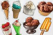 Ice Cream Watercolor Illustration, an Object Graphic by RMPL.std (Thumbnail 3 of 4)
