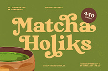 Matcha Holiks Groovy Serif Font