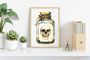 Halloween Wine Tasting Clipart, an Illustration by Canvas Craft (Thumbnail 6 of 9)