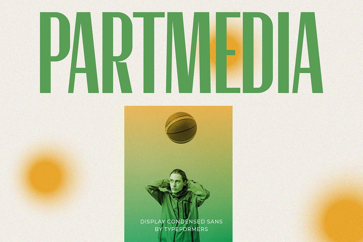Partmedia - Display Condensed Sans, a Sans Serif Font by Typeformers (Photo 1 of 5)