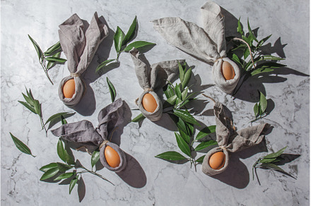 Festive easter background with, a Holiday Photo by LARISA BLINOVA