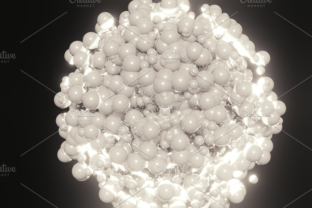 White Sphere Particles Backgrounds, a Texture Graphic by The_DrX (Photo 10 of 13)