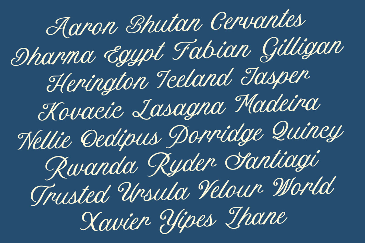 Topline – Elegant Script Typeface, a Script Font by Arendxstudio (Photo 7 of 10)