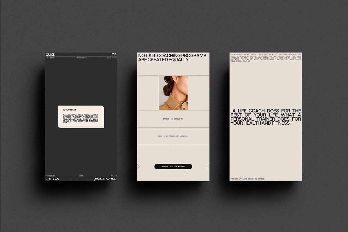 Life Coach Instagram Stories, a Social Media Template by Moscovita Studio (Photo 12 of 17)