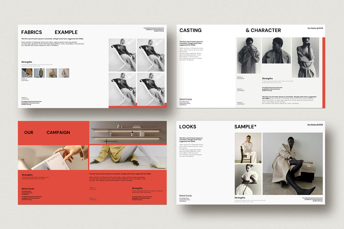 Aura | Lookbook and Brief Template, a Presentation Template by Studio Industry (Photo 5 of 10)