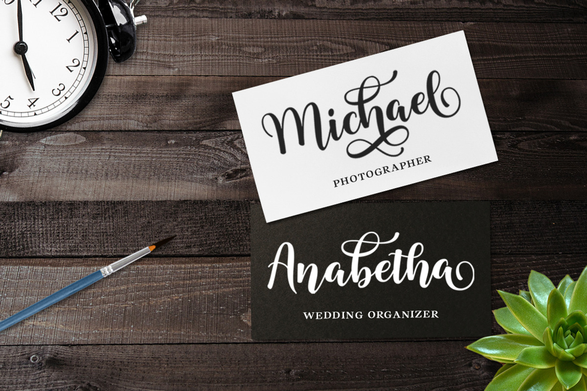 Hello Besthan Font Duo, a Script Font by Alpha Bento (Photo 4 of 6)
