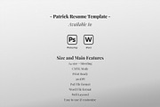 Patrick Resume Template, a Resume Template by Nina Shaw (Thumbnail 12 of 12)