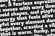 Magot Groovy Retro Display Font, a Sans Serif Font by timelesstype.co (Thumbnail 7 of 20)