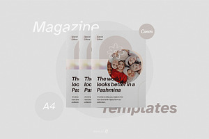 Nusa Syahira - A4 Magazine Template