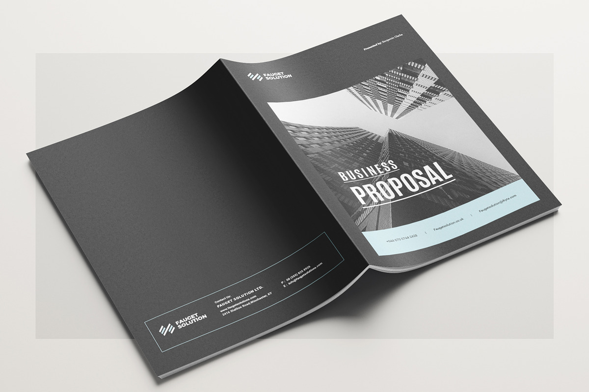 Project Proposal Template | Canva, a Brochure Template by DesVert (Photo 3 of 5)