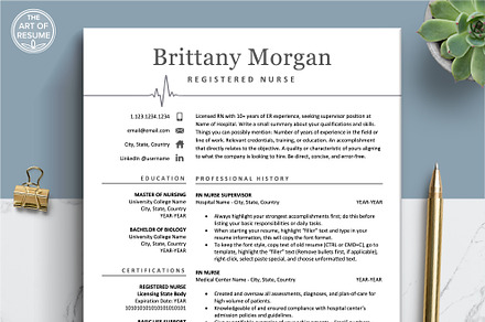 Resume Template for Nursing, Medical