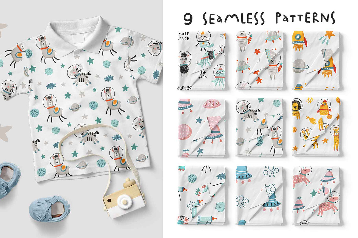 BIG KIDS BUNDLE - Graphic & patterns, a Graphic by Murvin (Photo 8 of 19)