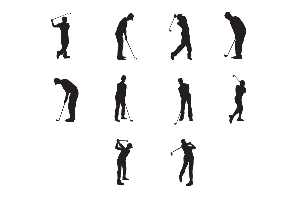 Golf silhouette, a Sport Illustration by Syaeful Anas (Photo 3 of 3)