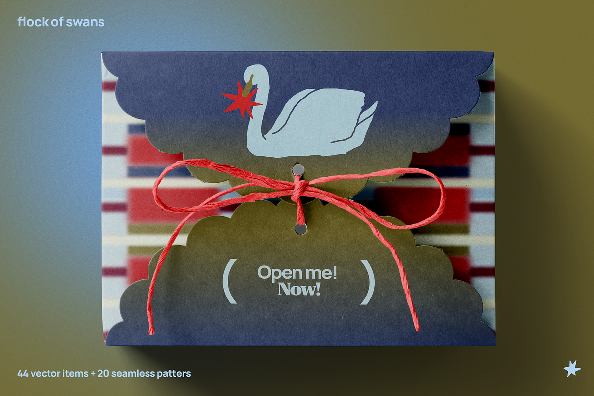 Hand-Drawn Swan Vector Bundle, an Animal Illustration by My.Ordinarty (Photo 7 of 13)