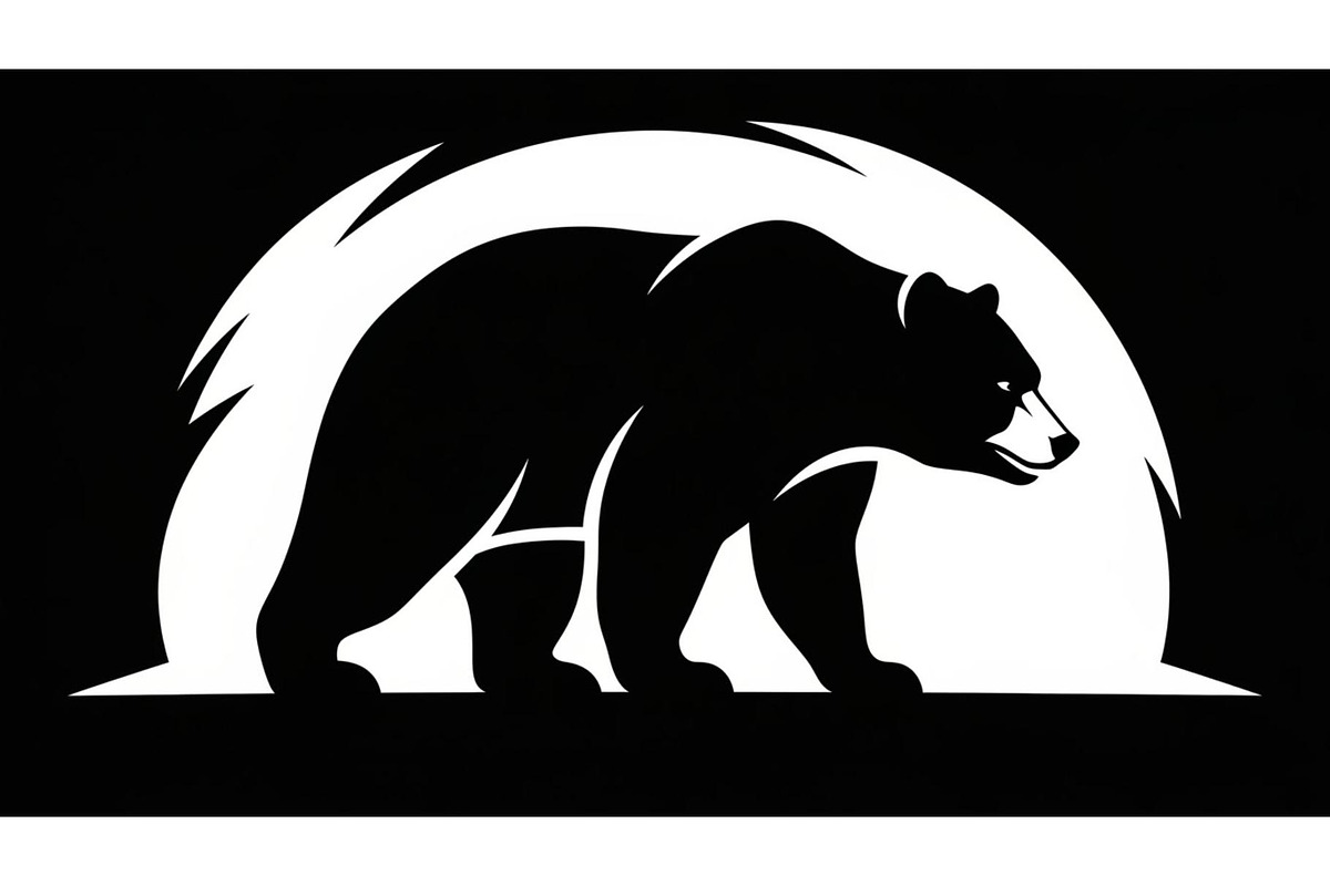 Nature Wildlife Bear Silhouette Bund, an Illustration by Designs_River (Photo 26 of 51)
