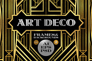 10 Frames Vol.2 - Art Deco Style, an Object Graphic by Cruzine (Thumbnail 1 of 5)