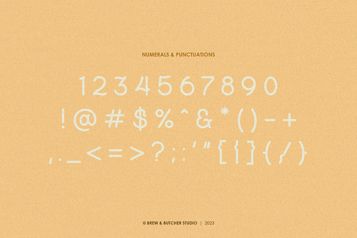 Ngegol | Display Typeface, a Handwritten Font by Brew & Butcher Studio (Photo 3 of 7)