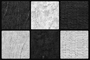 48 Black And White Seamless Textures, a Texture Graphic by 2DFUNS (Thumbnail 3 of 9)