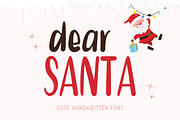 Dear Santa - Cute Handwritten Font, a Handwritten Font by AnningArts (Thumbnail 1 of 6)