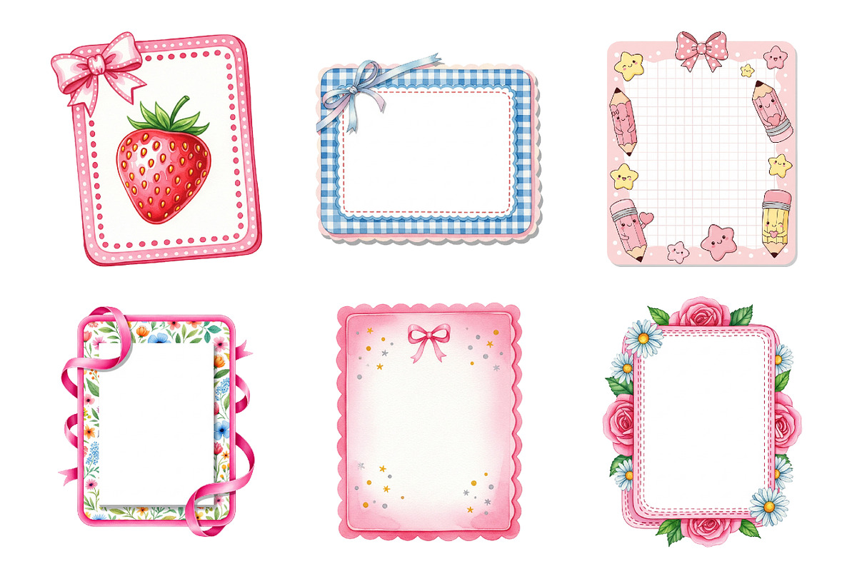 Border Frame Coquette, a Seasonal Illustration by Daily.Designs (Photo 2 of 5)
