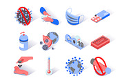 Isometric Vector Icons Pack, an Outline Icon by alexdndz (Thumbnail 21 of 21)