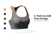 Sport Bra Mockups, a Shirt Mockup by rebrandy (Thumbnail 4 of 10)