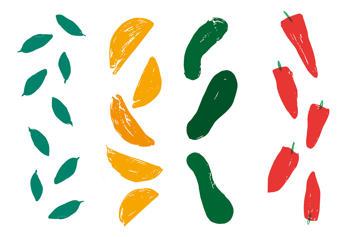 Painterly Food Vector Illustrations, a Food Illustration by This For There (Photo 6 of 11)