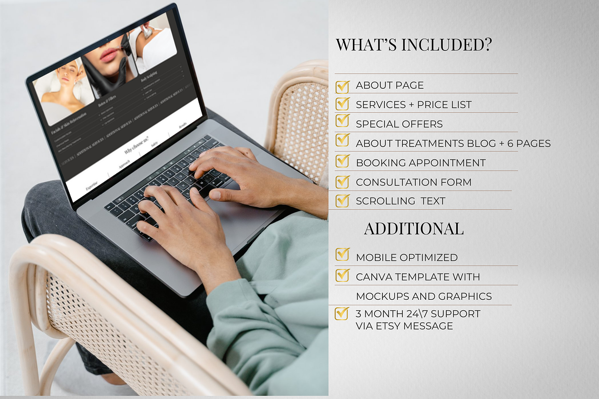 Squarespace Template Med spa Website, a Squarespace Template by Design Pro Templates (Photo 5 of 5)