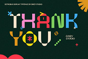 Detrobux - Experimental Folded Font, a Sans Serif Font by Drizy (Thumbnail 10 of 10)