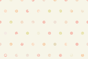 Vintage Dotted Seamless Pattern