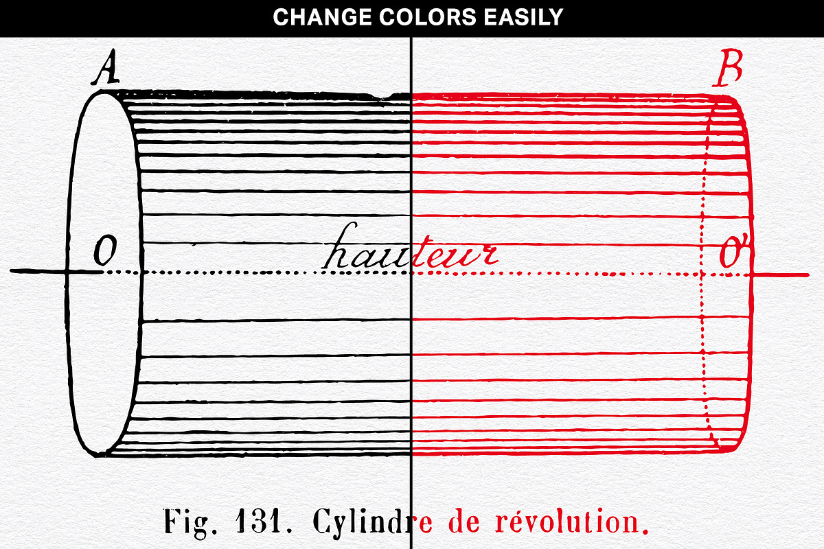 1912 French Geometrie Graphics, an Illustration by French Kiss Collections (Photo 8 of 8)